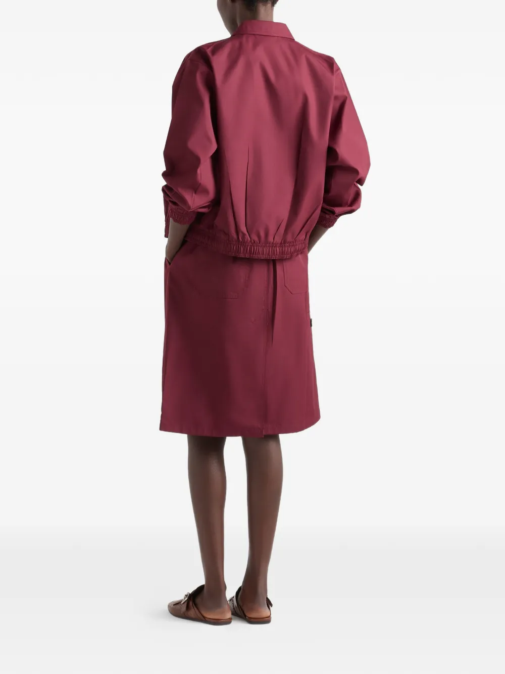 Prada Popeline jack Rood