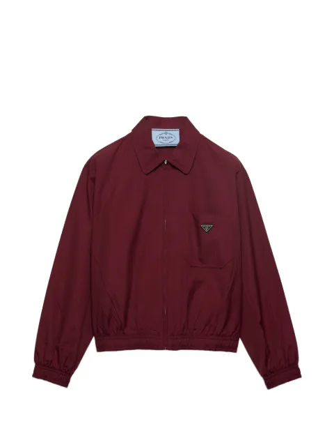 Prada chamarra de popelina