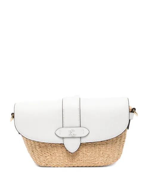 Lauren Ralph Lauren small Lynden logo-plaque shoulder bag