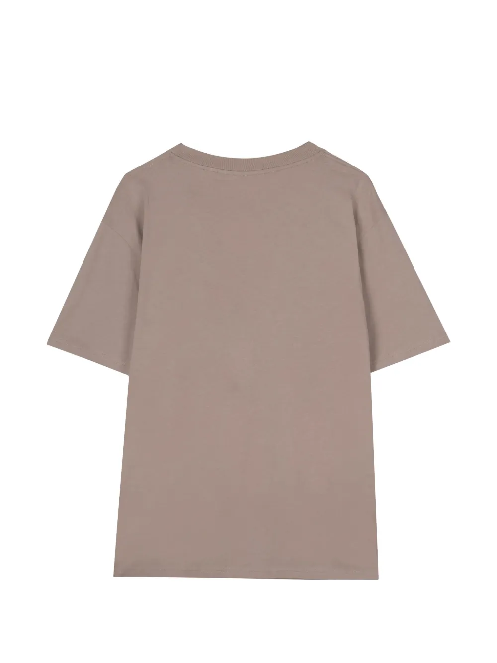 Moschino T-shirt met zak en trekkoord Bruin