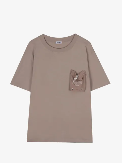 Moschino drawstring-pocket T-shirt
