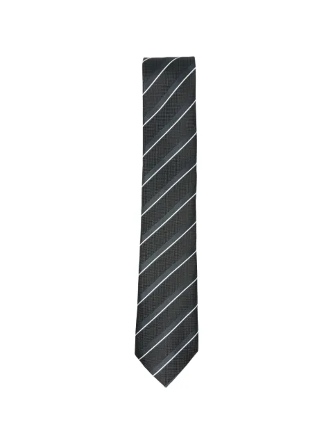 BOSS diagonal-stripe tie