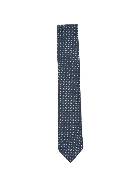 BOSS geometric-pattern tie