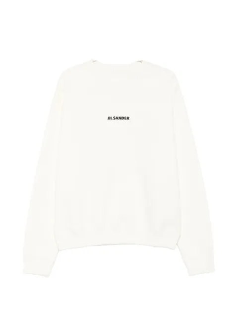 Jil Sander logo-print sweater