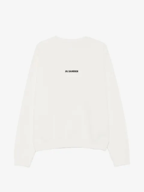 Jil Sander logo-print sweater