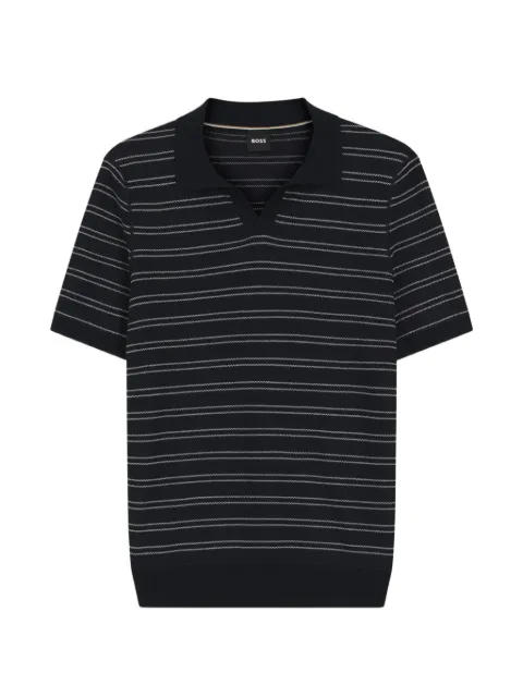 BOSS playera con motivo de rayas