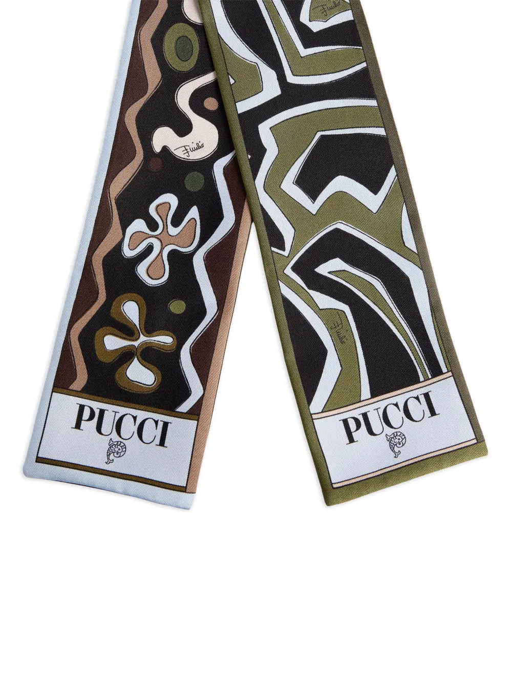  Pucci Geometric-print Scarf - Black 