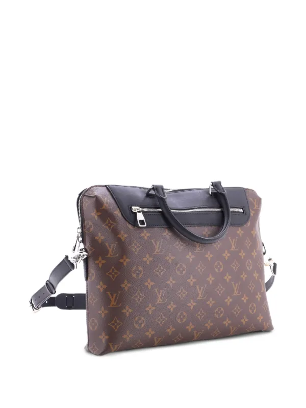 ルイヴィトン モノグラム マカサー ポルトドキュマン ジュール ハンドバッグ Louis Vuitton Pre-Owned ポルトドキュマン ジュール NM バッグ