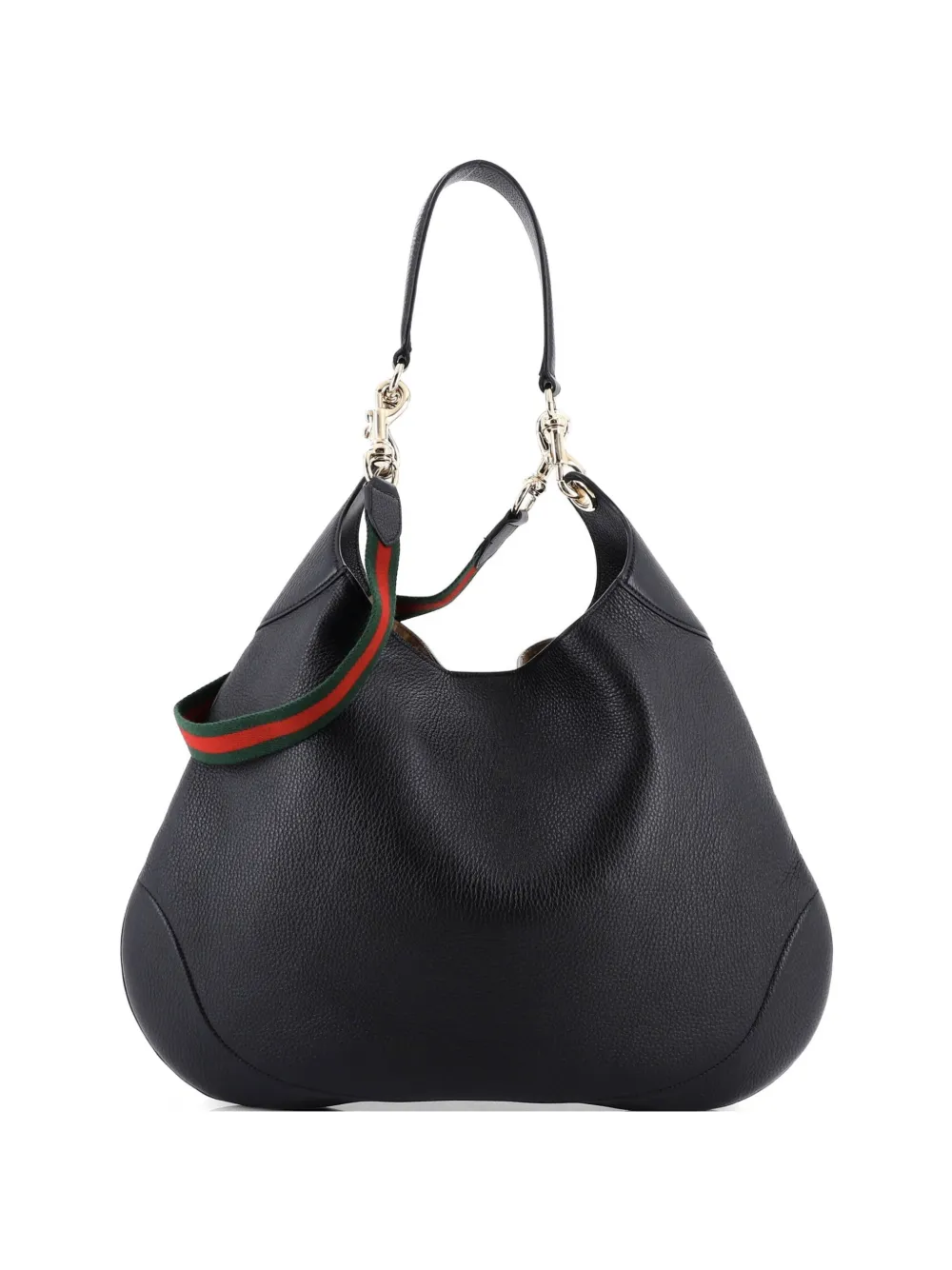 Gucci Pre-Owned B Leather Large shoulder bag - Nero