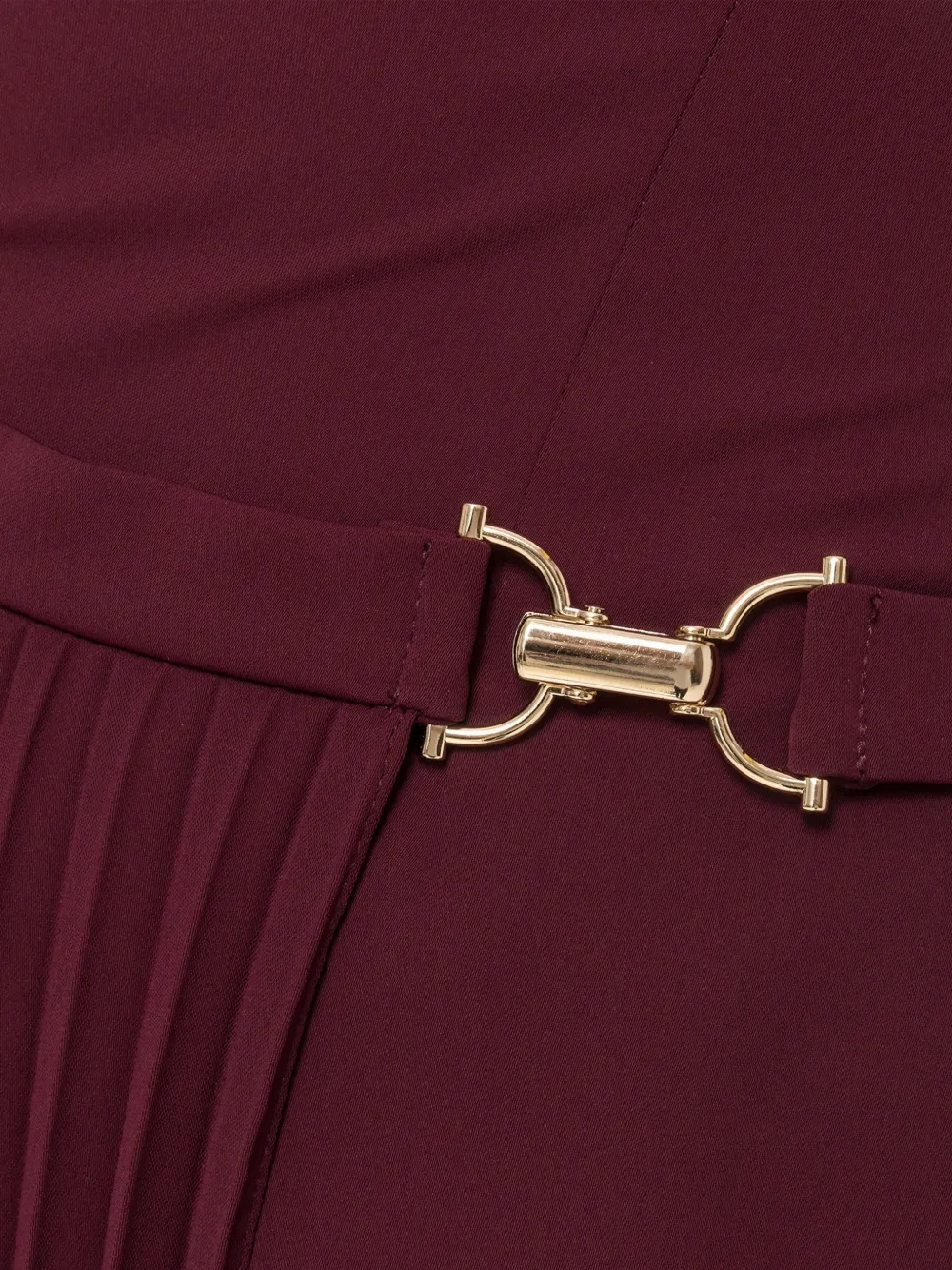 NISSA Geplooide midi-jurk Rood