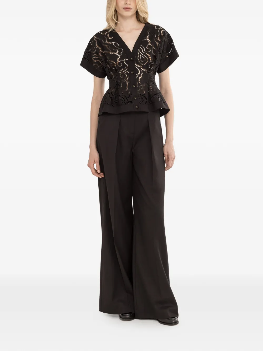  Nissa High-rise Trousers - Black 