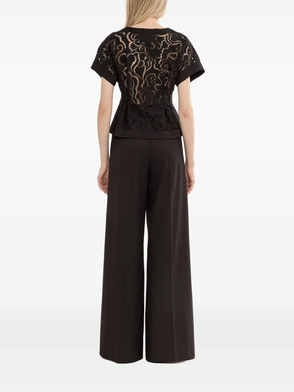 NISSA High waist broek Zwart