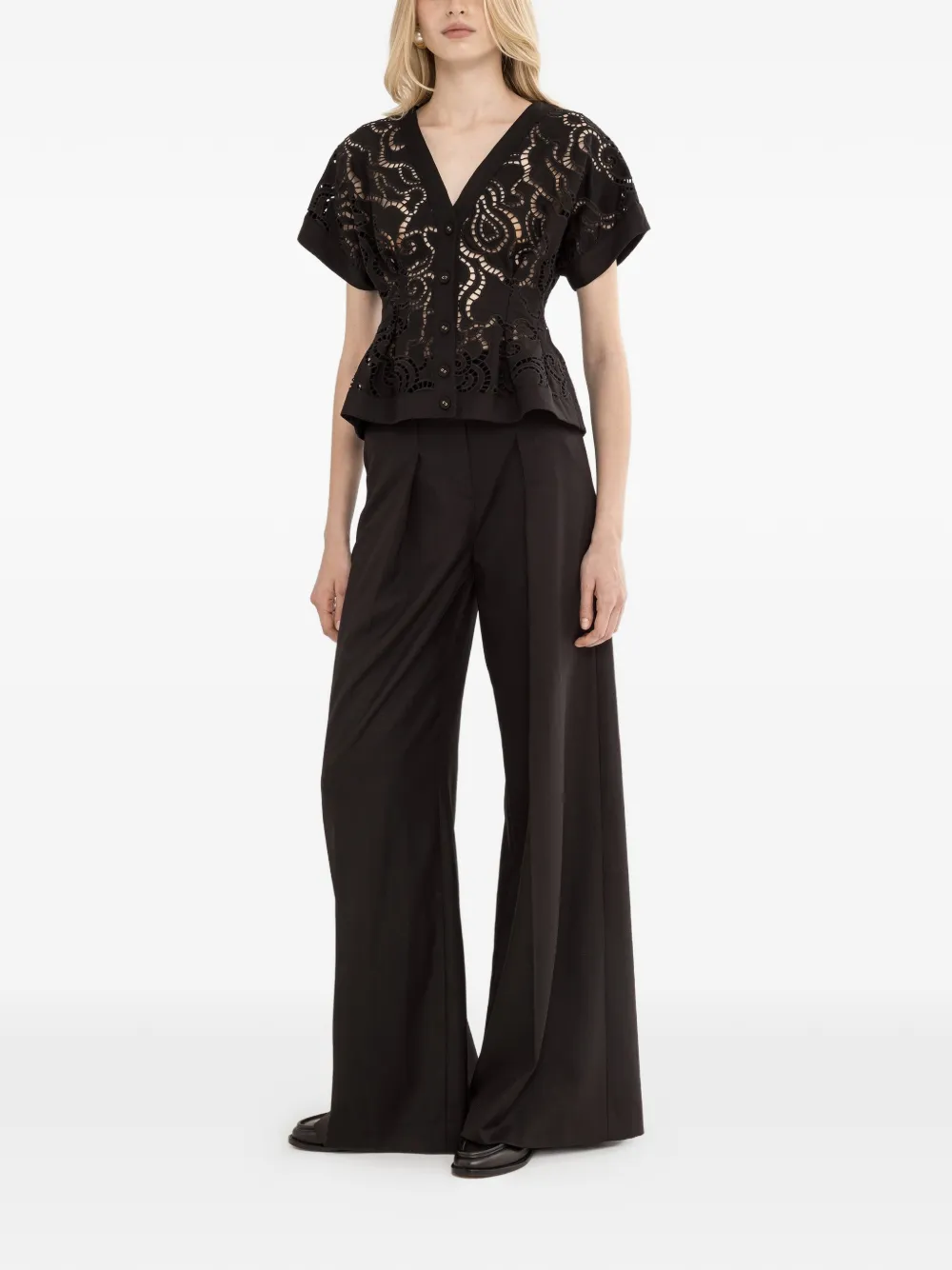  Nissa High-rise Trousers - Black 