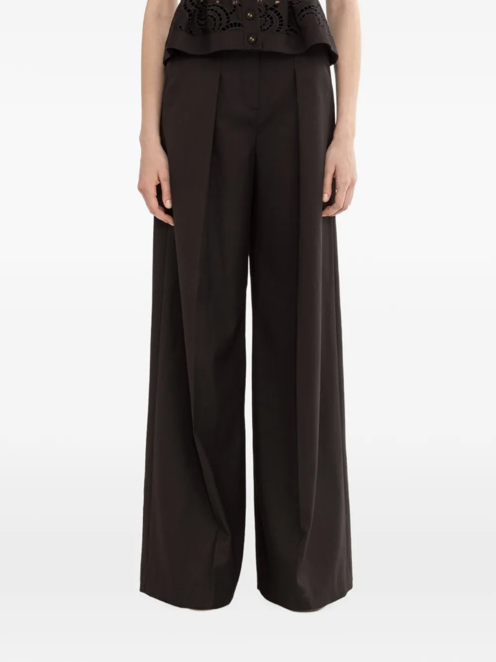 NISSA High waist broek Zwart