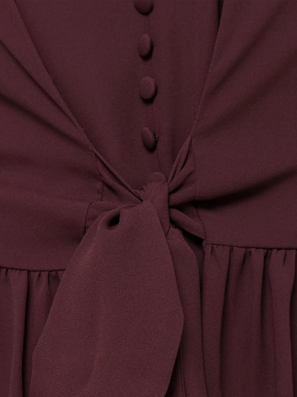 NISSA Chiffon top met ruches Paars