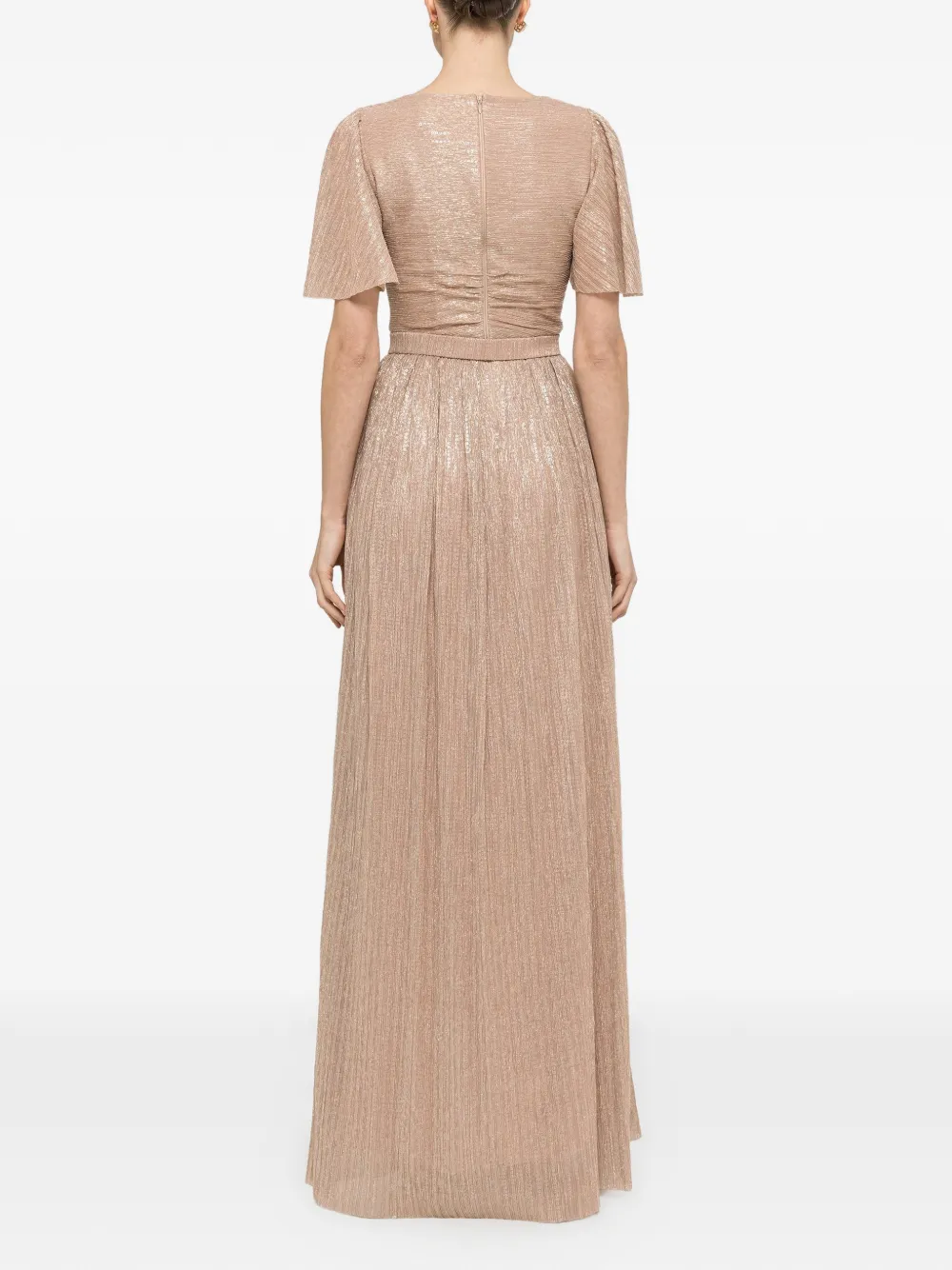 NISSA Maxi-jurk met pailletten Beige