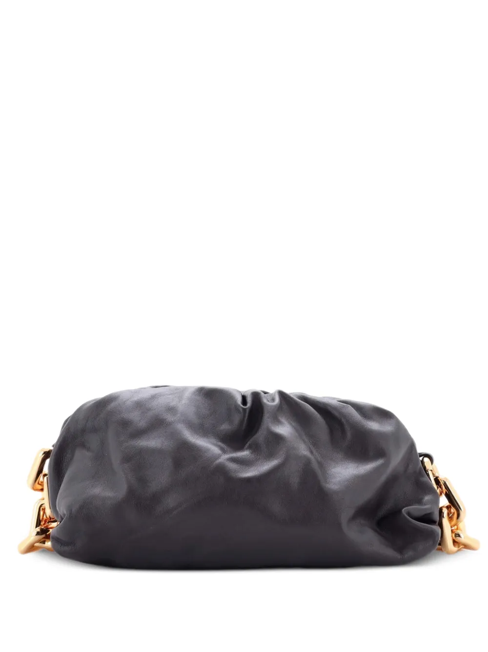 Bottega Veneta Pre-Owned The Chain Pouch Leather shoulder bag - Marrone