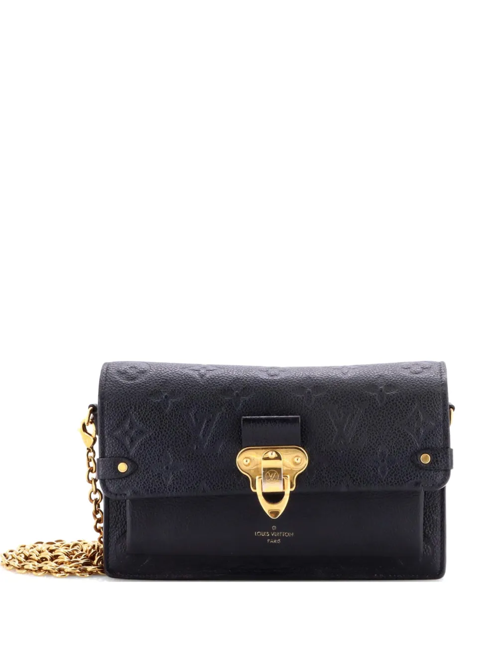 Louis Vuitton Pre-Owned Vavin Chain Wallet NM Monogram Empreinte Leather crossbody bag - Nero