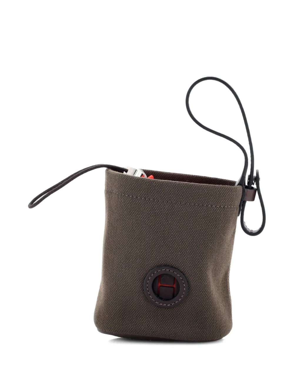 Hermès Pre-Owned On-The-Go Dog Toile pouch - Grün