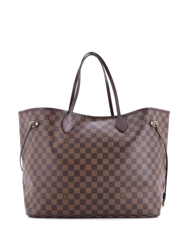 Louis Vuitton Pre-owned Neverfull Damier GM Tote Bag in Brown