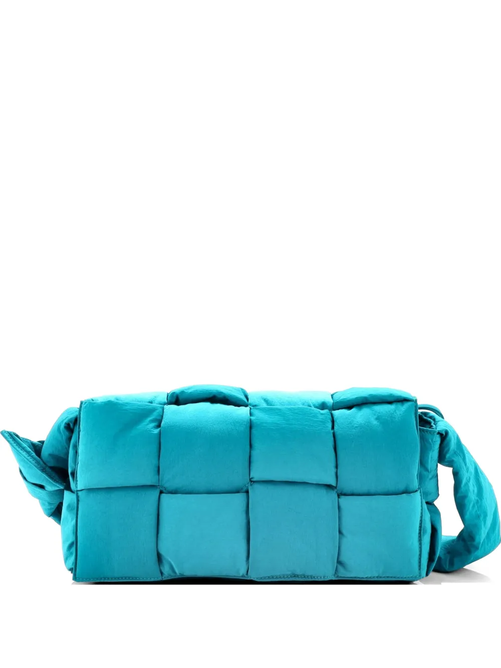 Bottega Veneta Pre-Owned Padded Tech Cassette Intrecciato Nylon crossbody bag - Blu