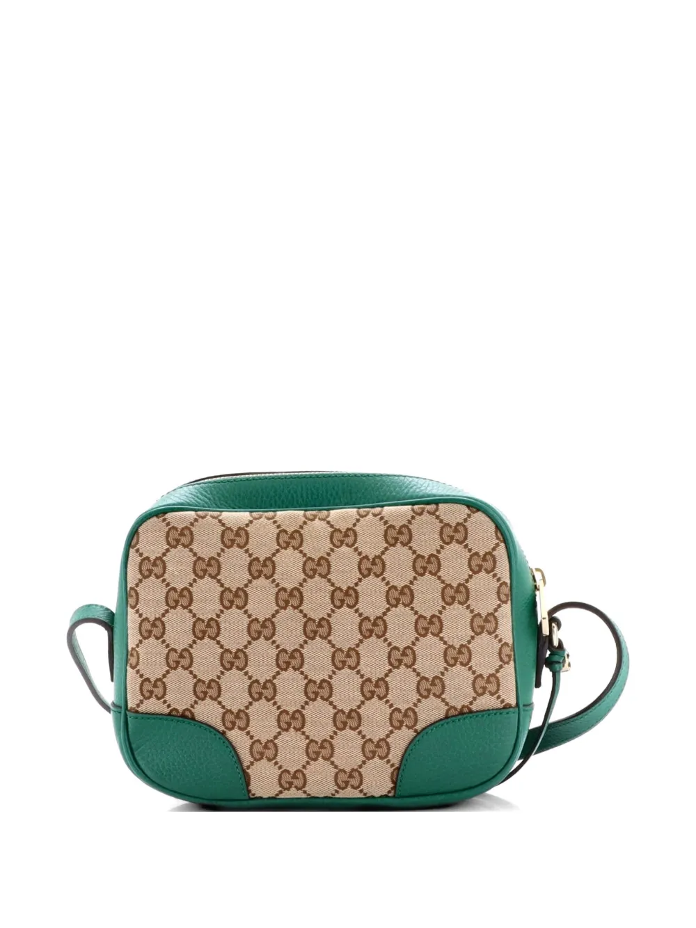 Gucci Pre-Owned Bree Disco GG Canvas with Leather Mini crossbody bag - Marrone