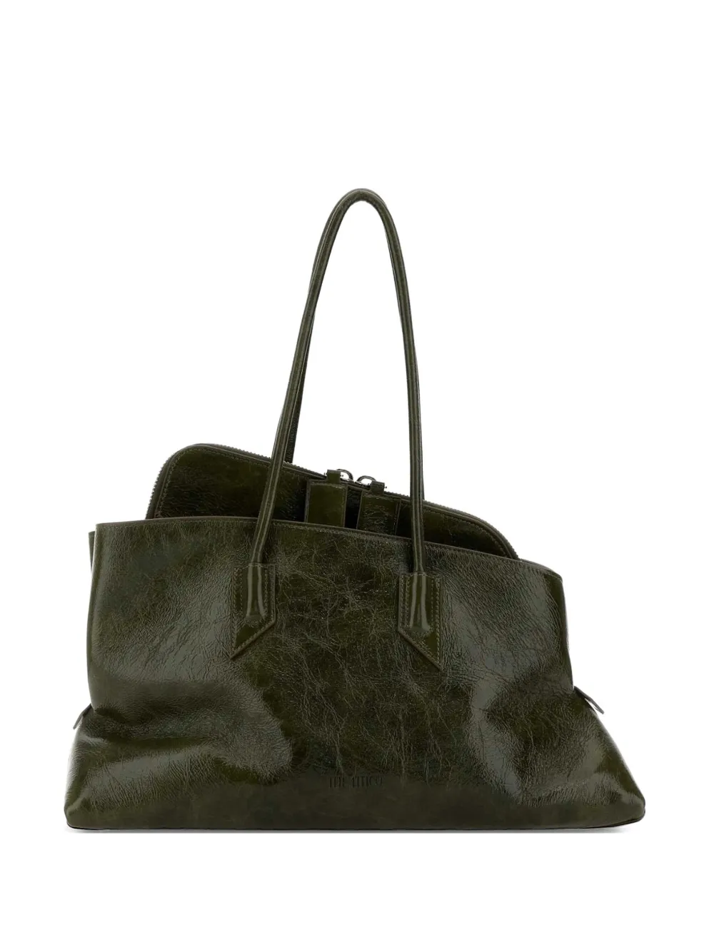 The Attico medium La Passeggiata tote shoulder bag - Verde