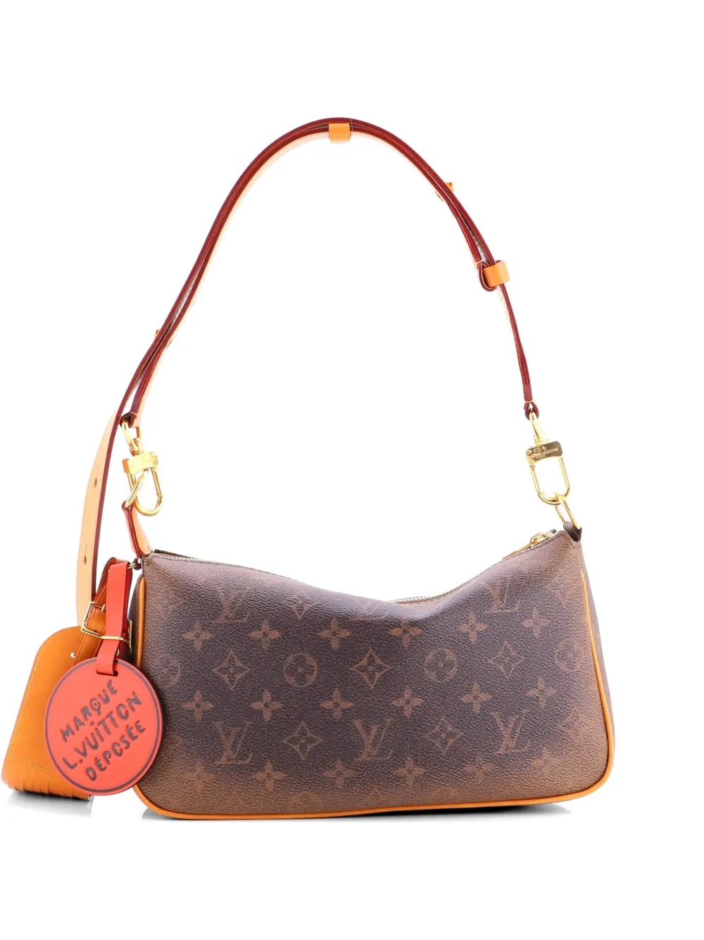 Louis Vuitton Pre-Owned Pochette Accessoires NM Monogram Dust Leather XL shoulder bag - Marrone