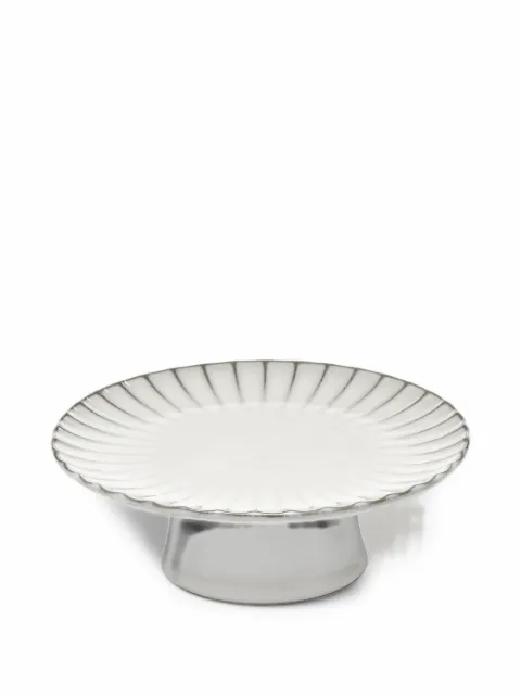 Serax fluted pedestal cake stand