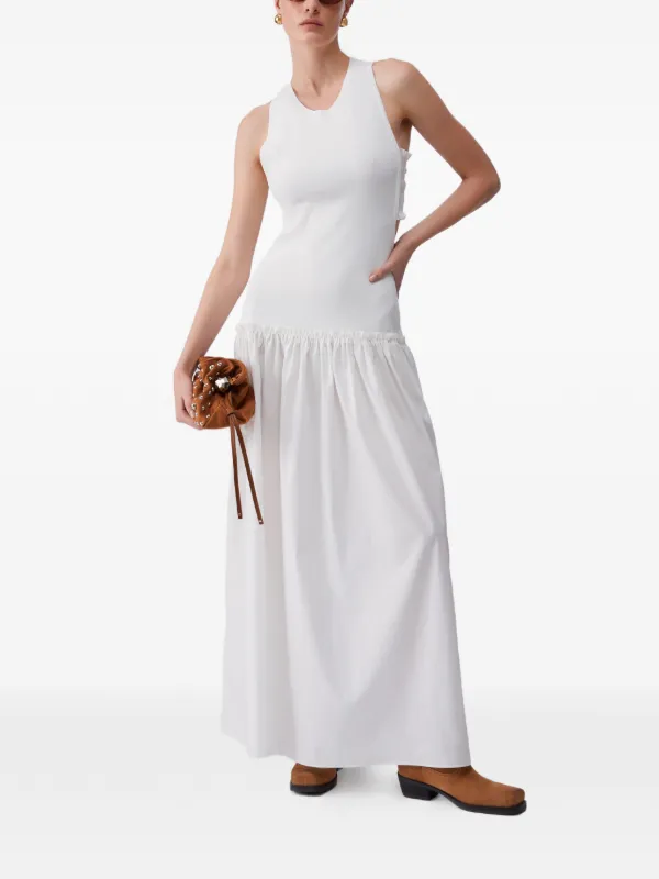 liu jo maxi dress LIU JO Long Dress With cut-out | Brown