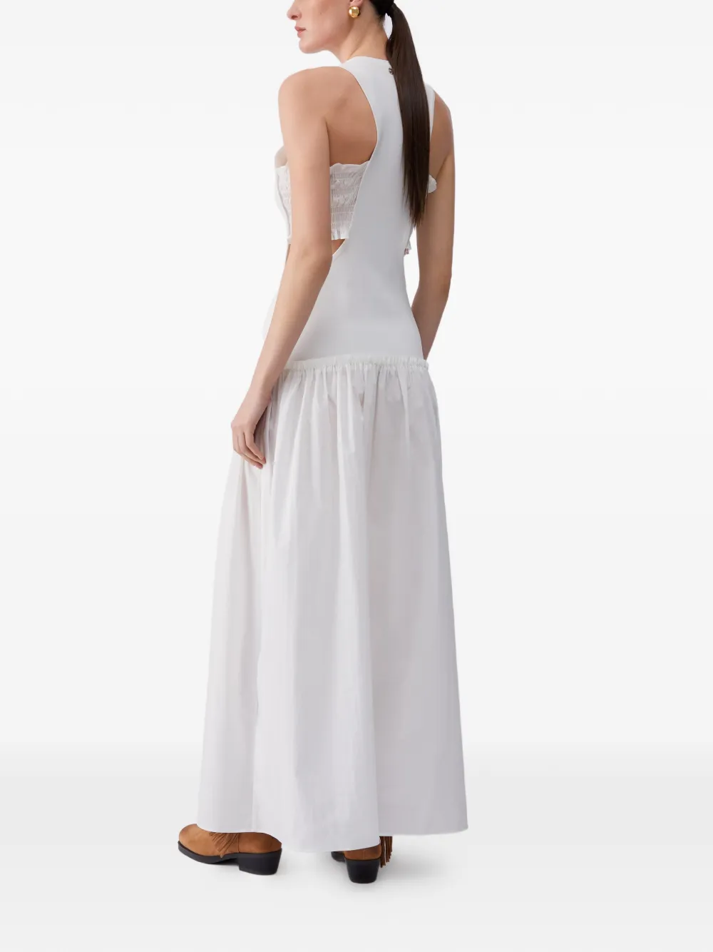 LIU JO Maxi-jurk met uitgesneden details Bruin