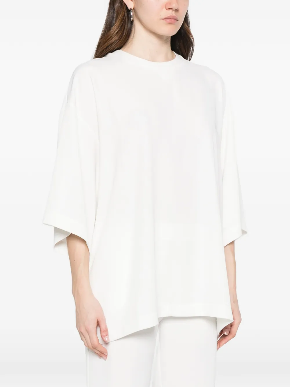  The M.. Camiseta Con Parche Del Logo - Blanco 