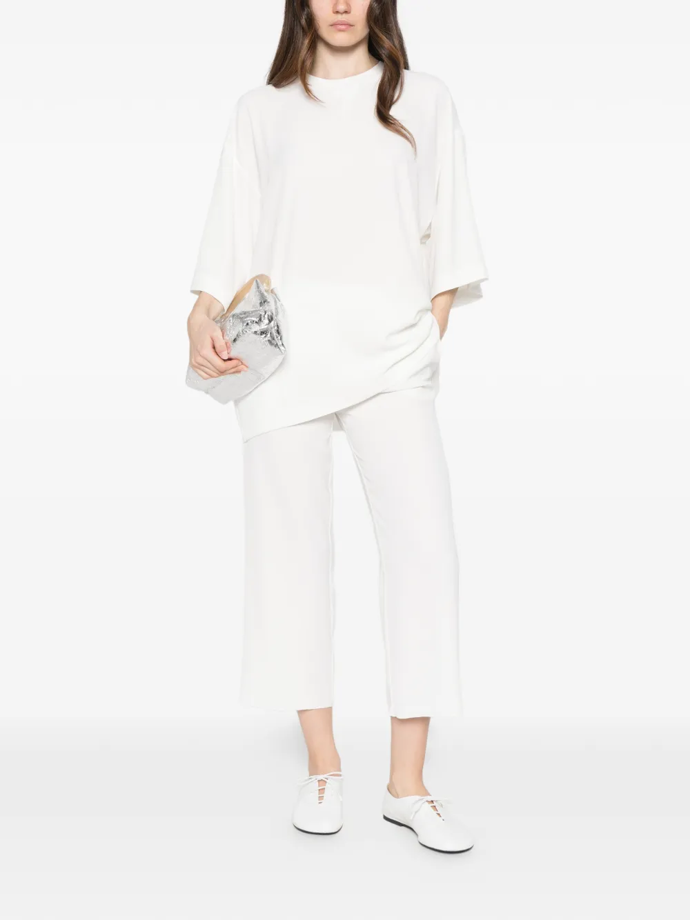  The M.. Camiseta Con Parche Del Logo - Blanco 