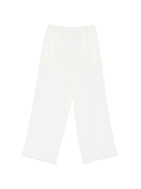 the M.. elasticated-waistband cropped trousers