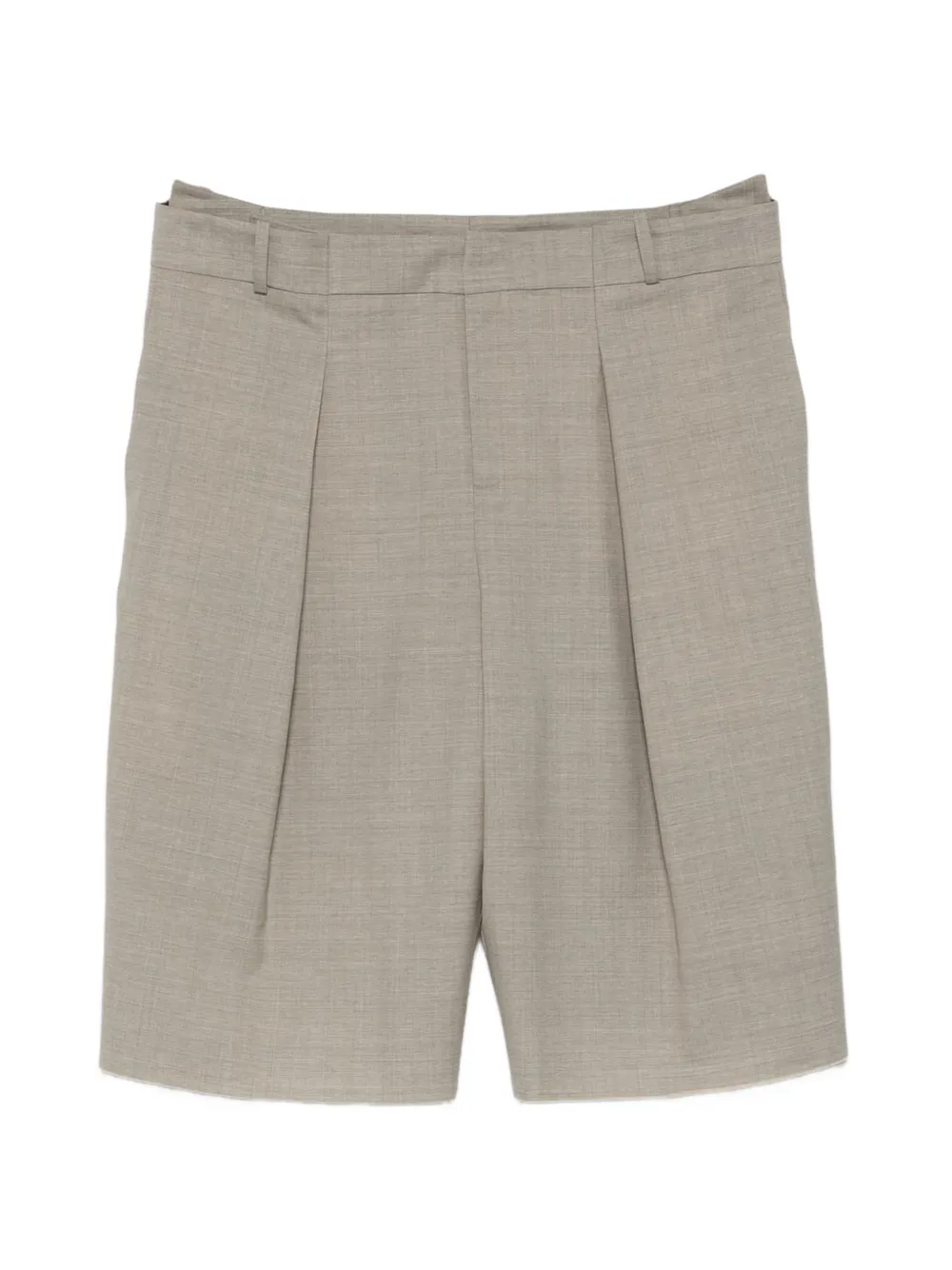 SONIA CARRASCO pleated tailored shorts - Grigio