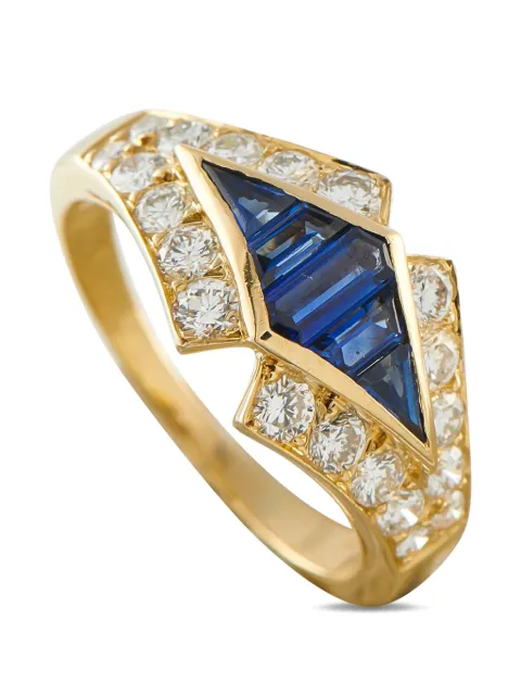 Van Cleef & Arpels diamond sapphire ring 