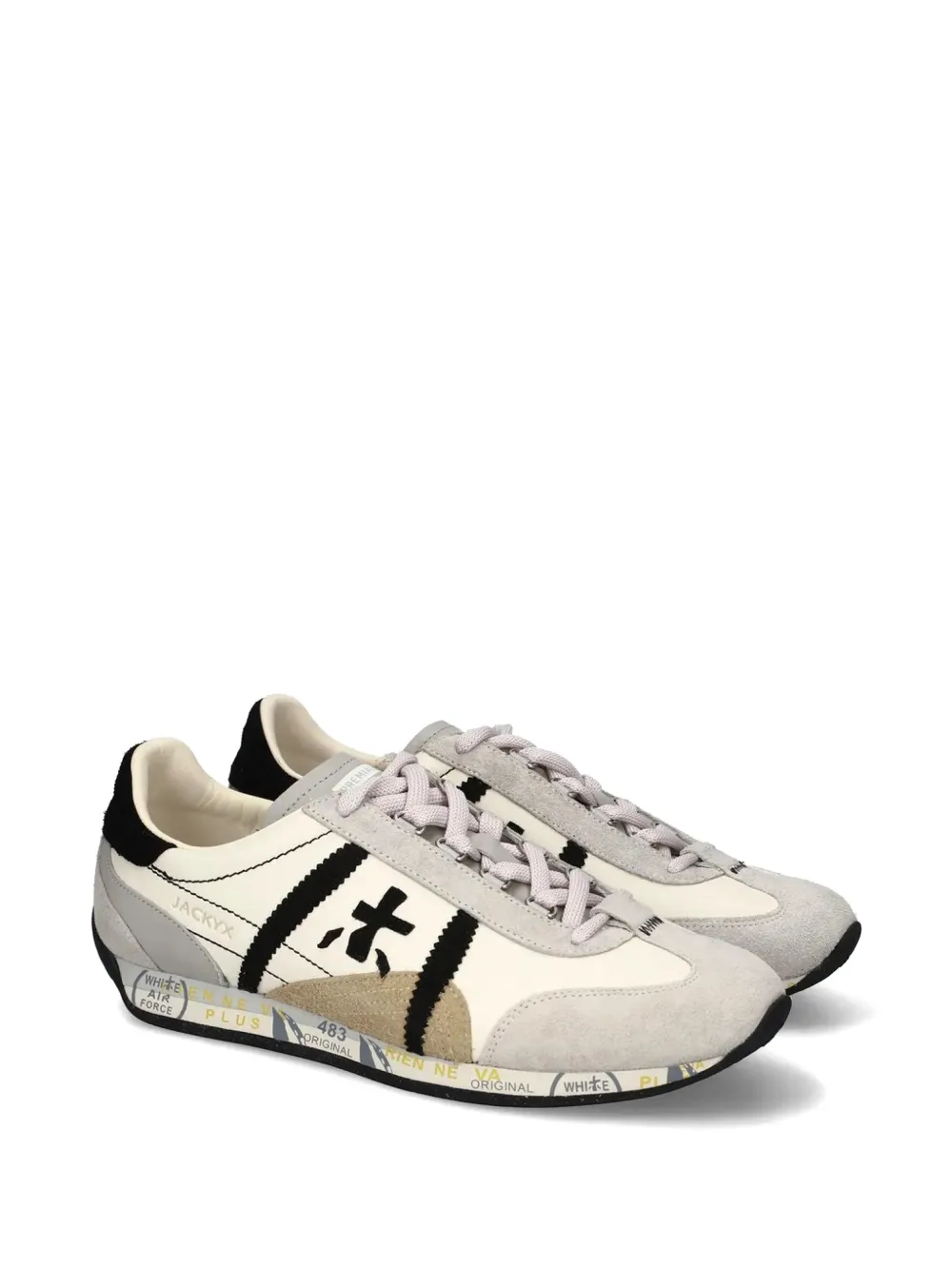 Premiata suede inserts jackyx sneakers Beige