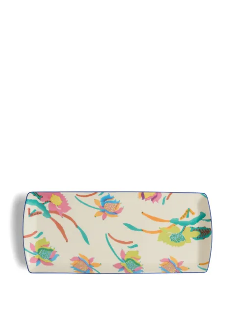 Lisa Corti Japanese floral-print porcelain platter