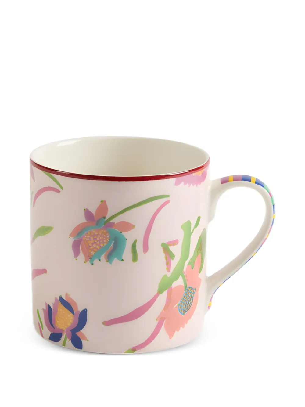 Lisa Corti Japanese floral-print mug - Rosa