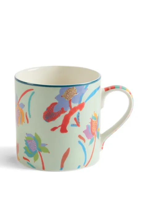 Lisa Corti Japanese floral-print mug