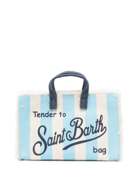 MC2 Saint Barth striped frayed phone bag