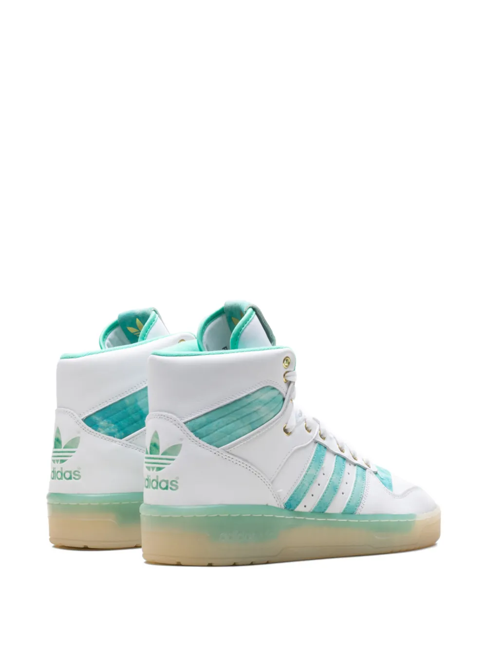 adidas Rivalry "White Res Green" sneakers Wit