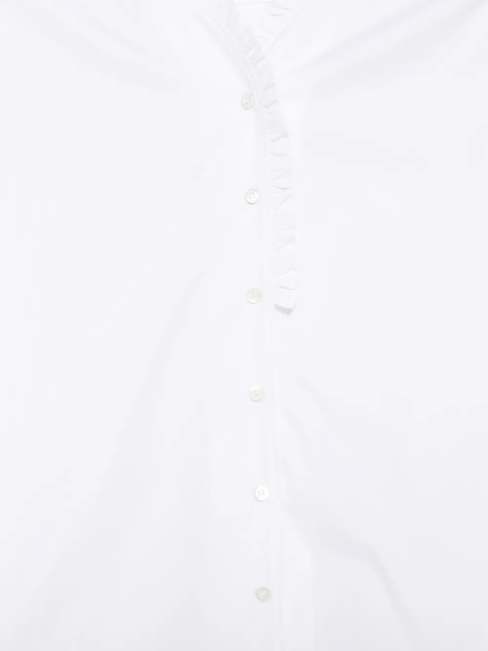  Aspesi Camicia Con Ruches - Bianco 