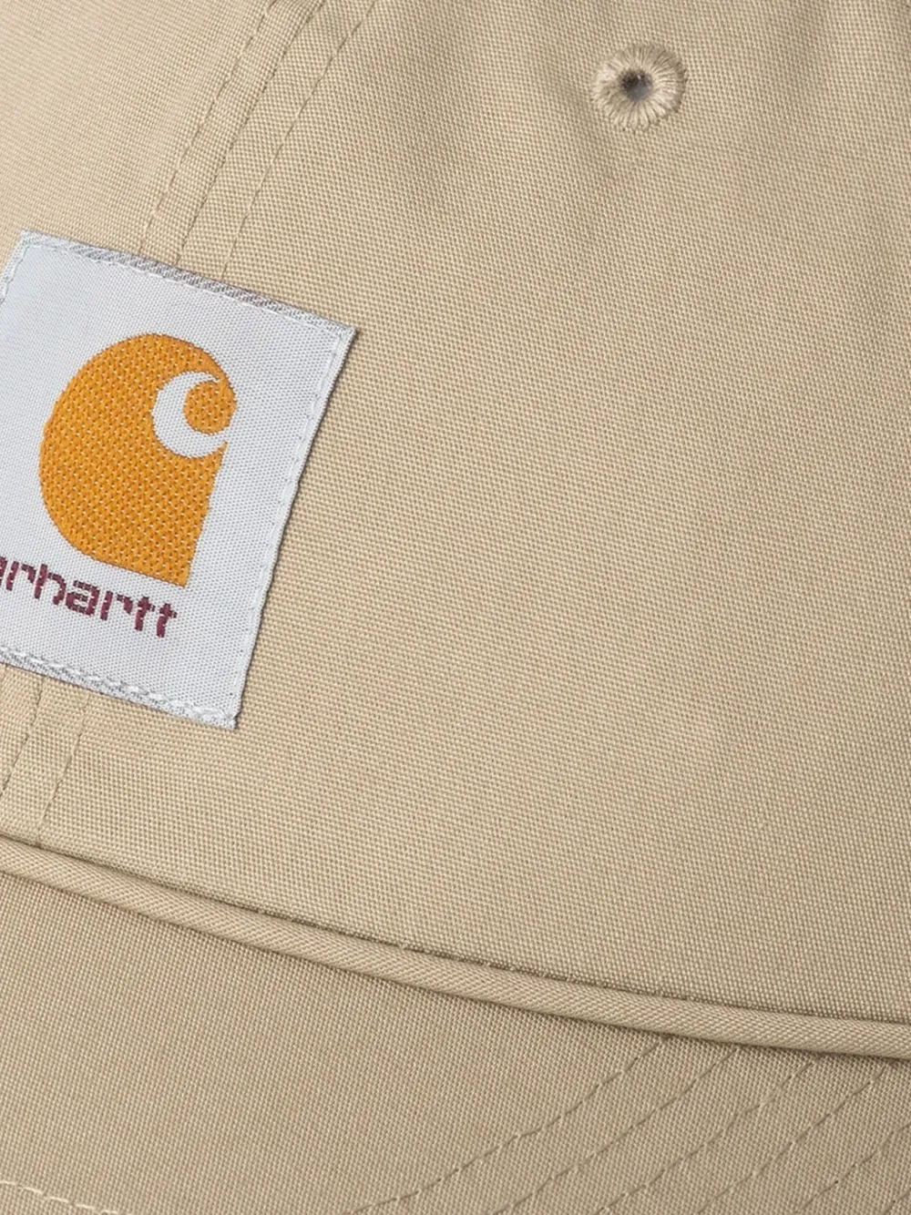Carhartt WIP Postal honkbalpet met logopatch Beige