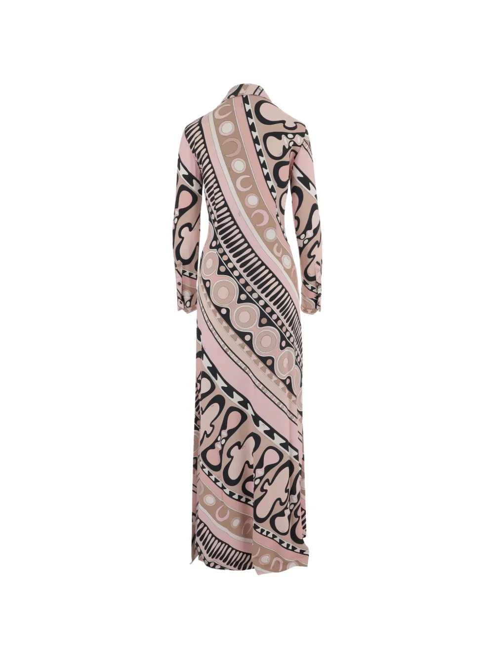 PUCCI Soleil chemisier jurk met print Roze