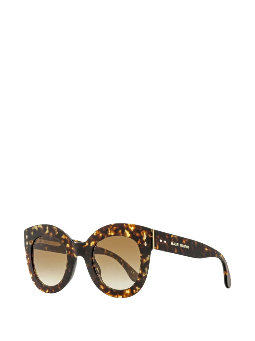 Isabel Marant Eyewear 73 S zonnebril met rond montuur Bruin