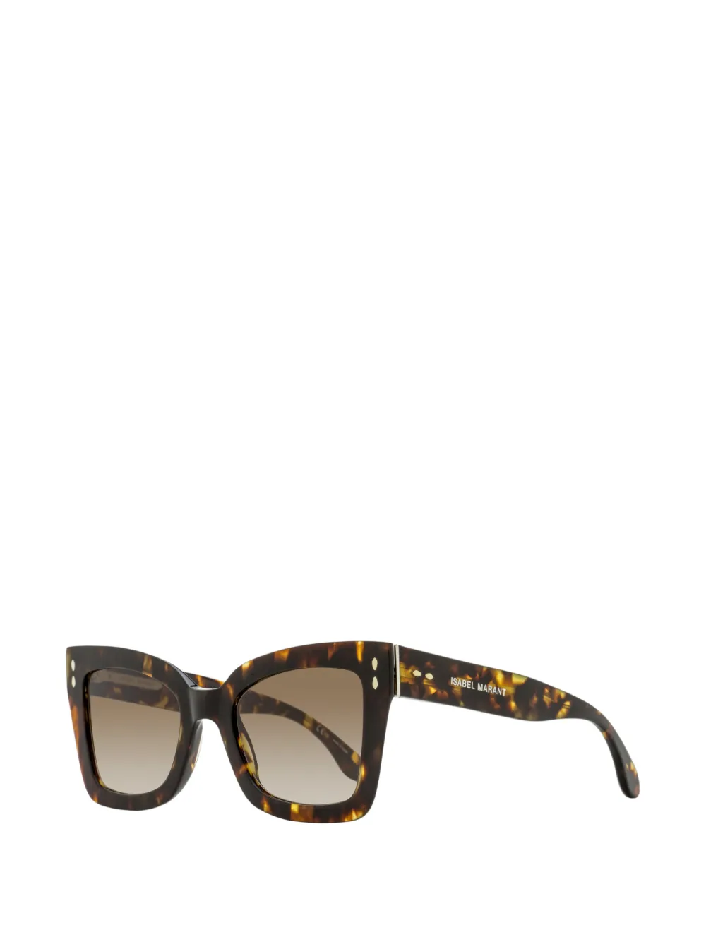 Isabel Marant Eyewear 103/s Geometric-frame Sunglasses - Brown 