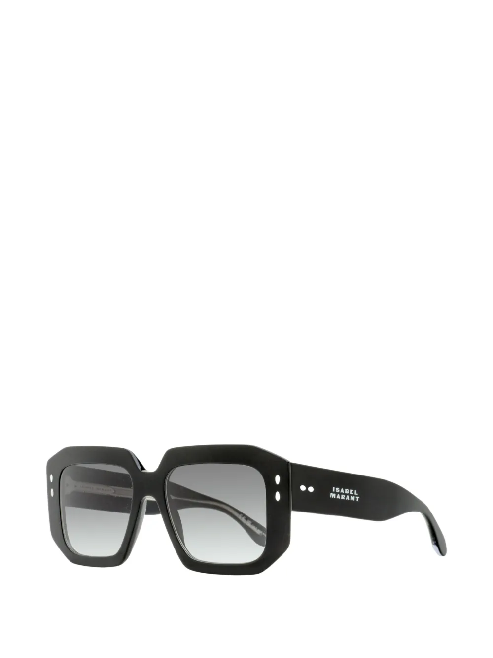 Isabel Marant Eyewear Lizzy zonnebril met rechthoekig montuur Zwart