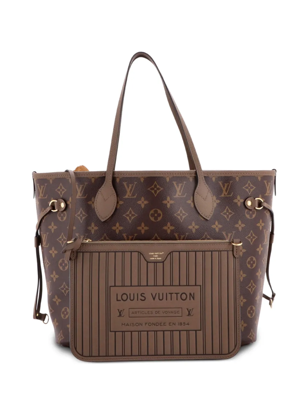 Louis Vuitton Pre-Owned Neverfull Inside Out Monogram Canvas and Leather MM tote bag - Marrone