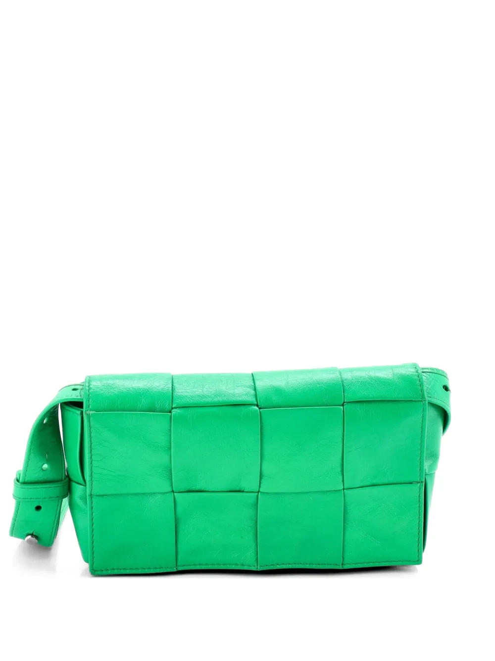 Bottega Veneta Pre-Owned Cassette Maxi Intrecciato Leather belt bag - Verde